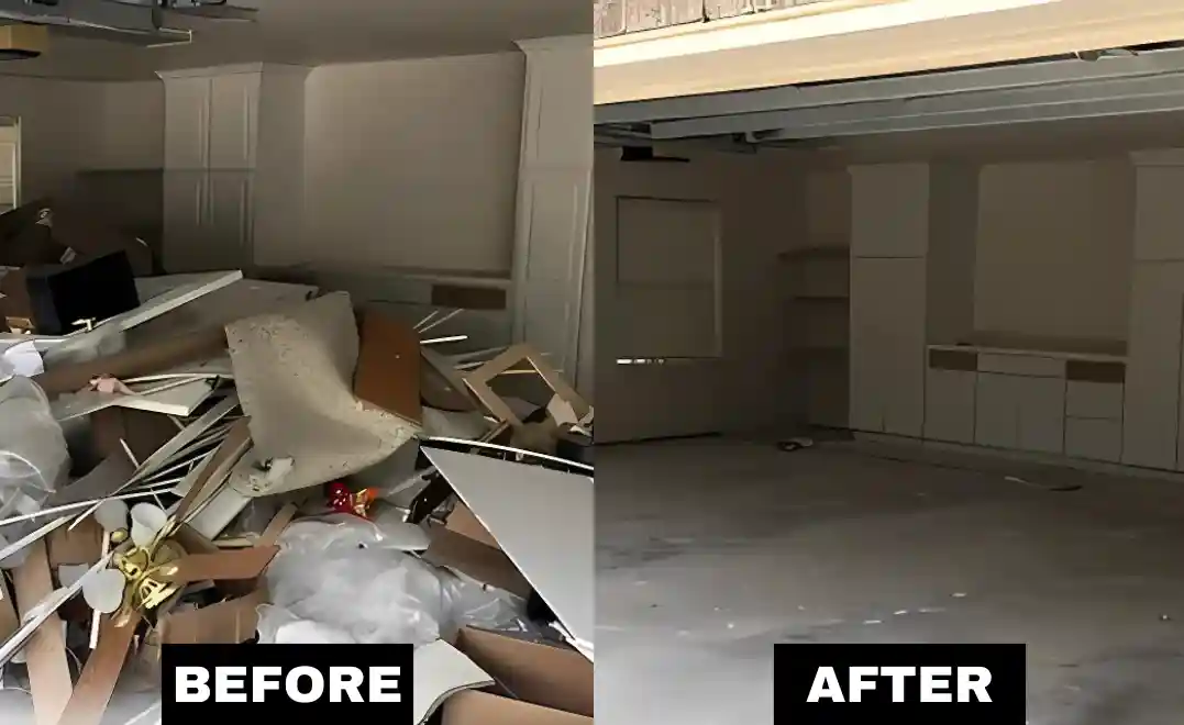 Haul Away Junk Removal Before After